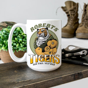 319 Tigers Luchtmacht BMT Afstuderen Custom Gift Koffiemok