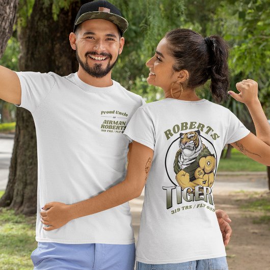 319 Tigers Luchtmacht BMT Afstuderen LICHTE Kleur T-shirt