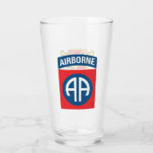 319e AFAR 82e Airborne Division Beer Glass Glas (Achterkant)
