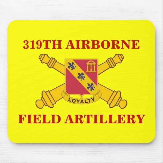 319E LUCHTVAARTVELD ARTILLERY MOUSEPAD MUISMAT (Voorkant)