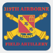 319TH FIELD ARTILLERY STICKERS (Voorkant)