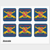 319TH FIELD ARTILLERY STICKERS (Vel)