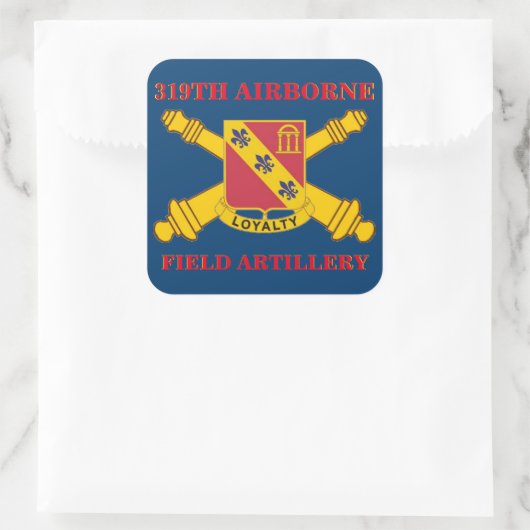 319TH FIELD ARTILLERY STICKERS (Tas)