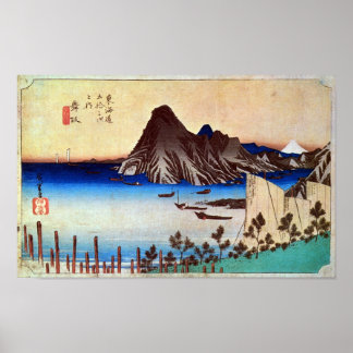 31. 舞 宿, 広 重 POSTER