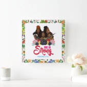 31:25 De zwarte vrouw melanine Vierkante Klok (Huis)