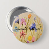 31/2"Vier Vriendelijkheid knoop Ronde Button 7,6 Cm (Voorkant /achterkant)