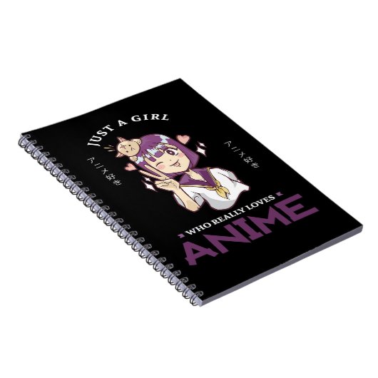 31.Alleen een meisje dat echt van Anime houdt Notitieboek (Rechterzijde)