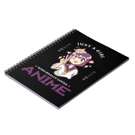 31.Alleen een meisje dat echt van Anime houdt Notitieboek (Linkerzijde)