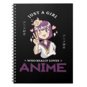31.Alleen een meisje dat echt van Anime houdt Notitieboek (Voorkant)