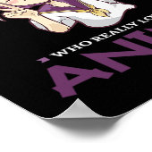 31.Alleen een meisje dat echt van Anime houdt Poster (Hoek)