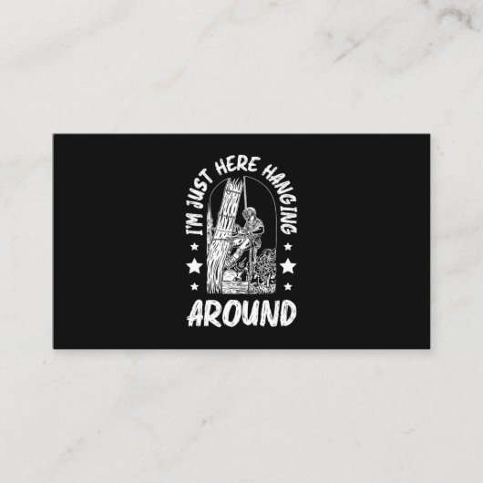 31.Arborist for a Tree trimmer Visitekaartje (Voorkant)