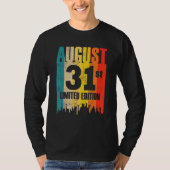 31 augustus Beperkte maand van de Uitgave 8 31st D T-shirt (Voorkant)