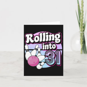 31 Bowling 31e verjaardag Kaart