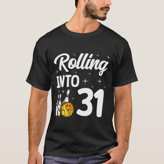 31 Bowling 31ste verjaardag T-shirt (Voorkant)