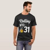 31 Bowling 31ste verjaardag T-shirt (Voorkant volledig)
