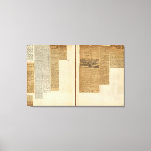 31 Clippings Canvas Afdruk (Voorkant)