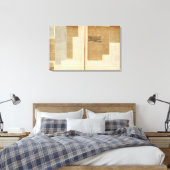 31 Clippings Canvas Afdruk (Insitu (Slaapkamer))