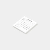 31-daagse challenge maandelijkse notities post-it® notes (Schuin)