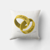 31 dagen Jubileum kalender + Naam gegraveerde Ring Kussen (Achterkant)