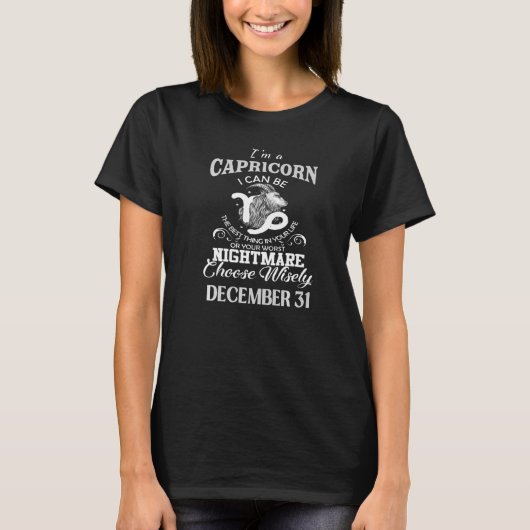 31 december kun je de kraamdierentuin zijn. t-shirt (Voorkant)