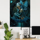 *~* 31 FD3 Enchanting Nymph Spirit Fantasy Poster (Thuiskantoor)