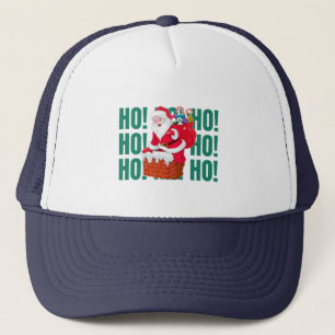 31.Ho Ho Santa claus wil vrolijk kerstfeest Trucker Pet