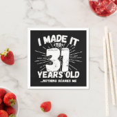 31 Jaar Oud Sarcastisch Meme Grappig 31e Verjaarda Servet (Insitu)