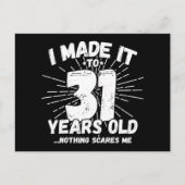31 Jaar Oude Sarcastische Meme Leuk 31e Verjaardag Briefkaart (Voorkant)
