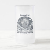 31 jan - De hel is ijskoud gedurende de dag Matglas Bierpul (Center)