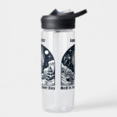 31 jan - De hel is ijskoud gedurende de dag Waterfles (Links)