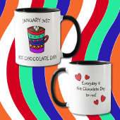 31 januari is Hot Chocolate Day Feestdagen Mok