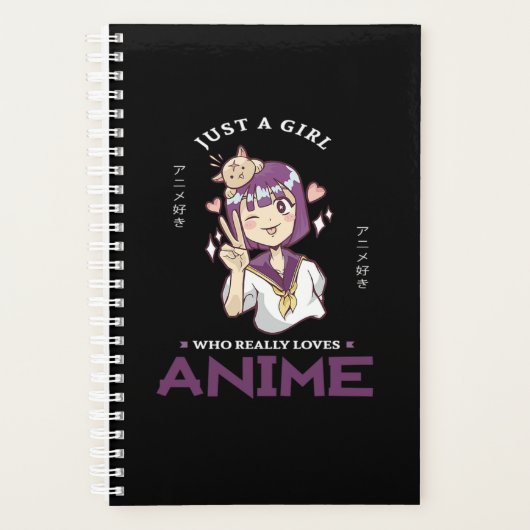 31.Just A Girl Who Really Loves Anime Planner (Voorkant)