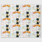 31 oktober, cadeaupapier voor thuisdag (Vlak)