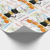 31 oktober, cadeaupapier voor thuisdag (Hoek)