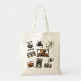 31 oktober, Gelukkig Halloween Nacht op een Tote Bag