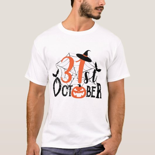 31 oktober Halloween Celebration T-shirt (Voorkant)
