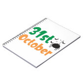 31 oktober - Halloween Notitieboek (Linkerzijde)