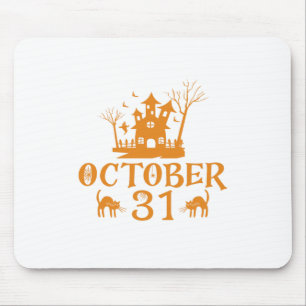 31 oktober-halloween-oktober-eng-spooky-31-grappig muismat