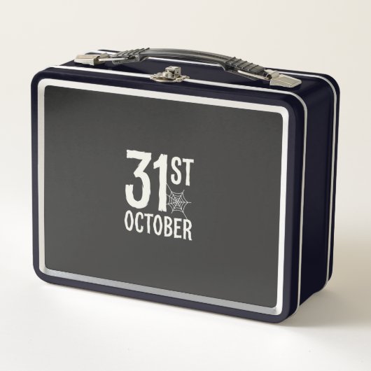 31 oktober Halloween Spinnenweb Design (Voorkant)