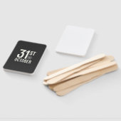 31 oktober Halloween Spinnenweb Design Handwaaier (Niet-gemonteerd)