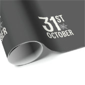 31 oktober Halloween Spinnenweb Ontwerp Cadeaupapier (Rol Hoek)