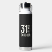 31 oktober Halloween Spinnenweb Ontwerp Waterfles (Voorkant)