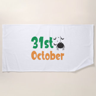 31 oktober - Halloween Strandlaken