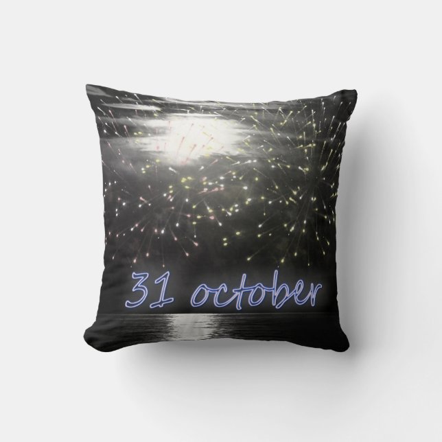 31 oktober-nacht Pillow Kussen (Voorkant)