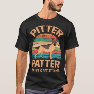 31 Pitter Patter Laten we beginnen Duitse herder T-shirt