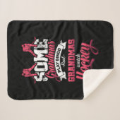 31.Sommige oma's spelen bingo Real Grandmas Bekijk Sherpa Deken (Voorkant (horizontaal))