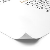 31 Tafels Vind uw zitplaatskaart plan Poster (Hoek)