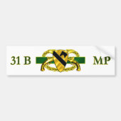 31B 1e Cavalry Division Bumpersticker (Voorkant)