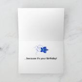 31e Birthday-kaart met slopende olifant Kaart (Binnen)