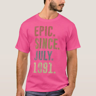 31e epic sinds juli 1991 t-shirt